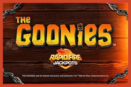 Slot poster: The Goonies Deluxe Rapid Fire Jackpots no deposit