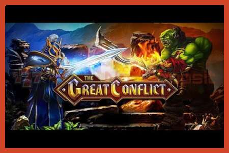 Slot poster: The Great Conflict no deposit