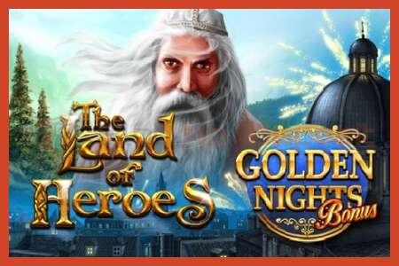 פוסטר חריץ: The Land of Heroes Golden Nights ללא פיקדון