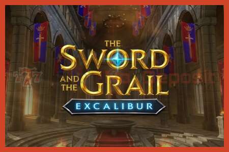 Slot plakati: The Sword and the Grail Excalibur depozit yoq