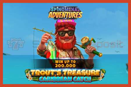 ملصق فتحة: Trouts Treasure Caribbean Catch لا إيداع