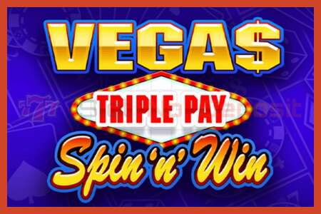 Slot poster: Vegas Triple Pay Spin n Win no deposit