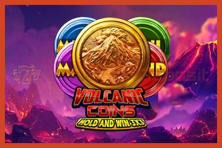 Slot poster: Volcanic Coins no deposit