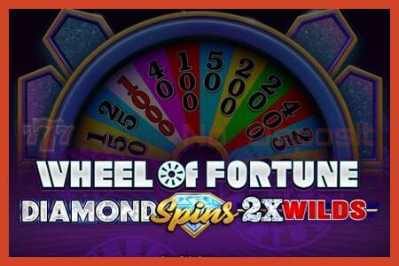 老虎机海报: Wheel of Fortune Diamond Spins 2x Wilds 没有押金