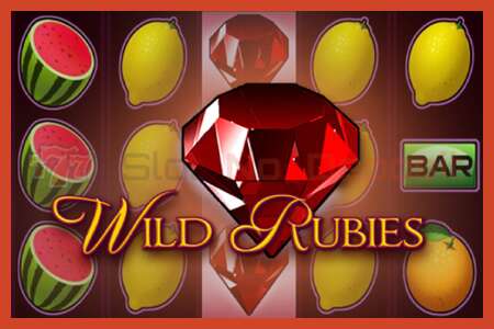 Sloti plakat: Wild Rubies deposiiti pole