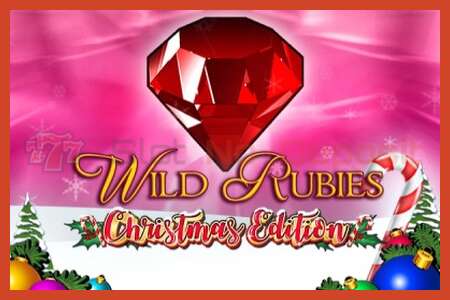 Slot poster: Wild Rubies Сhristmas Edition no deposit