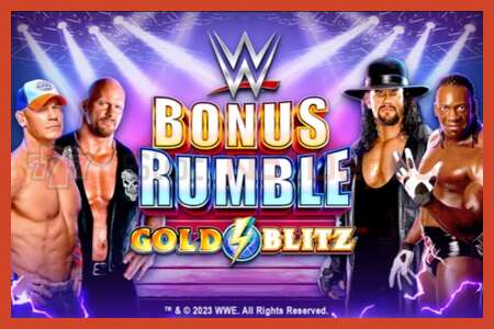 Slot poster: WWE Bonus Rumble Gold Blitz no deposit